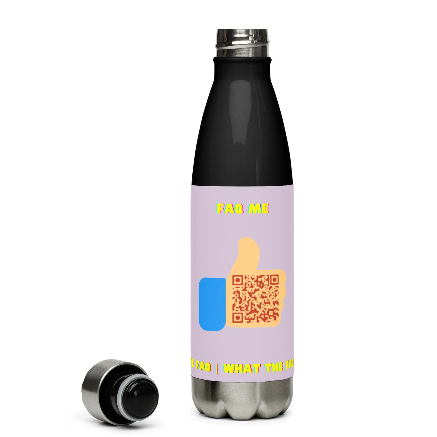 FAQ Me Personalized QR Code Insulated bottle