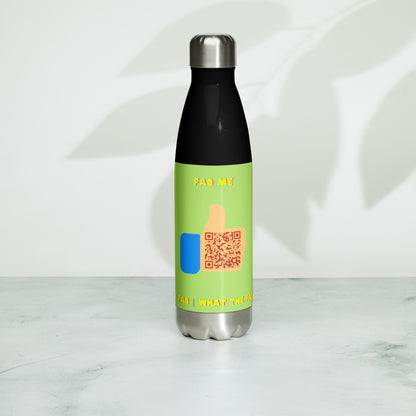 FAQ Me Personalized QR Code Insulated bottle