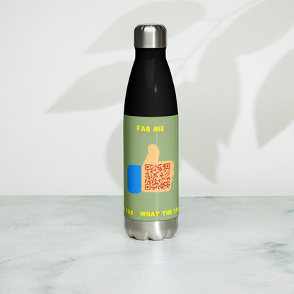 FAQ Me Personalized QR Code Insulated bottle