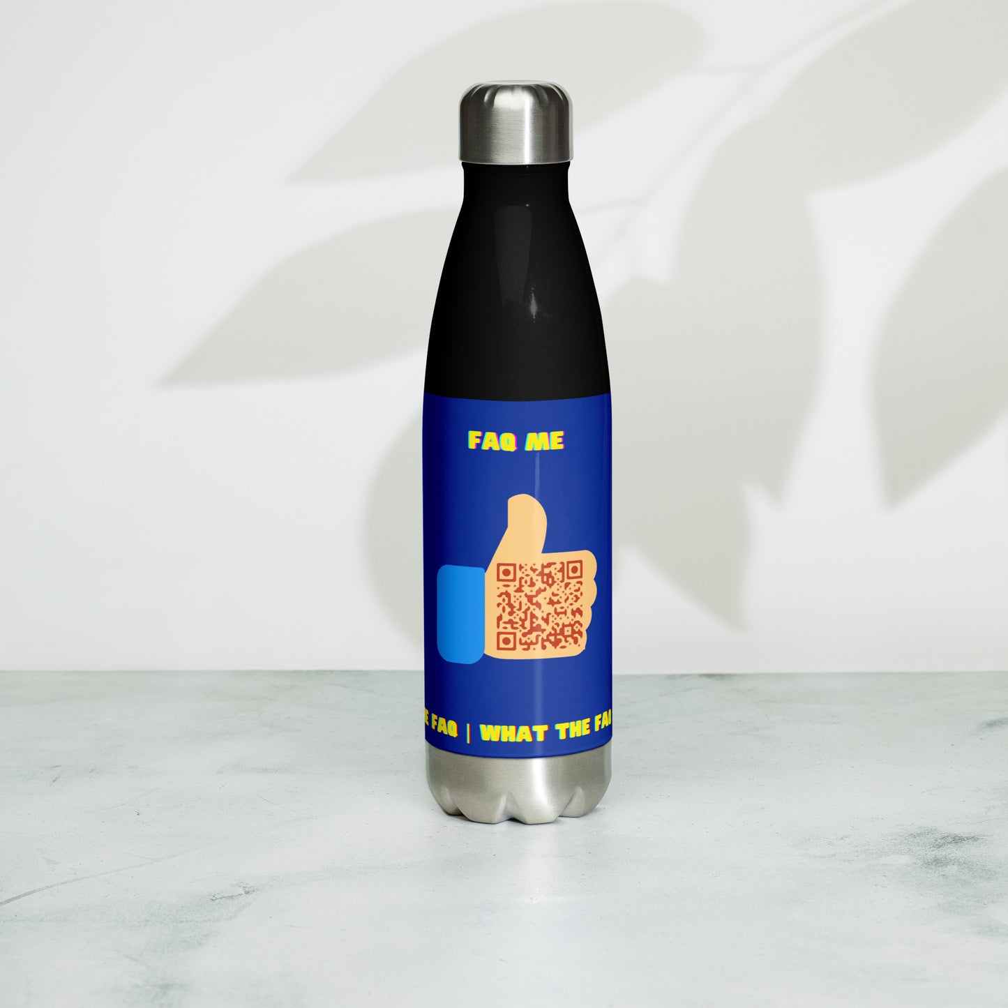 FAQ Me Personalized QR Code Insulated bottle