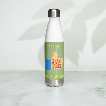 FAQ Me Personalized QR Code Insulated bottle