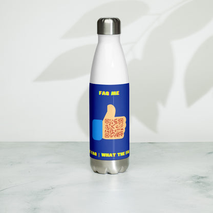 FAQ Me Personalized QR Code Insulated bottle