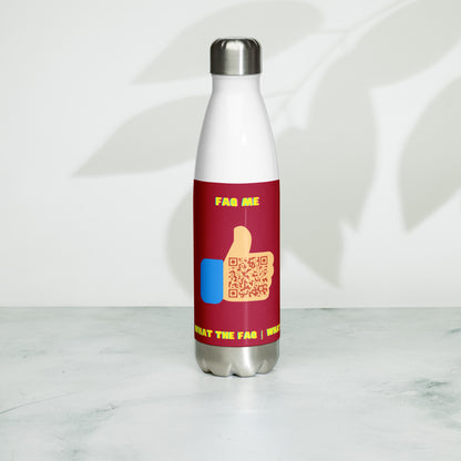 FAQ Me Personalized QR Code Insulated bottle