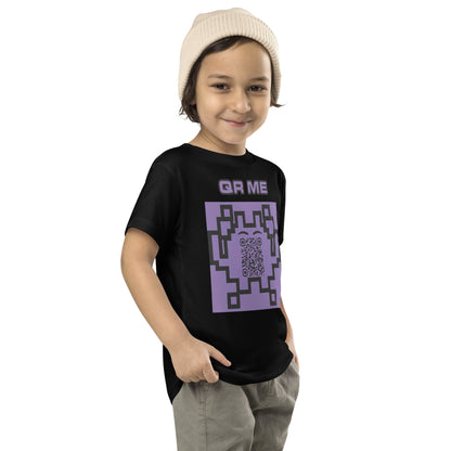 Fun Alien Emoji QR Code Toddler Tee-QR GEAR STORE