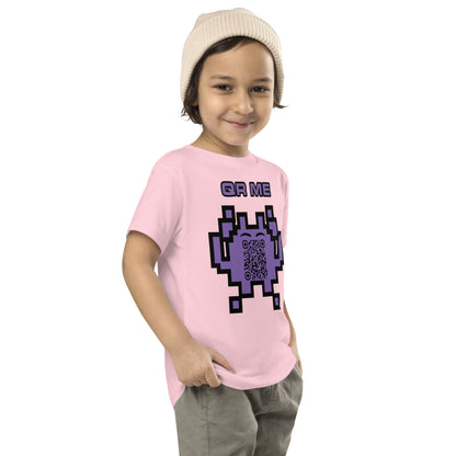 Fun Alien Emoji QR Code Toddler Tee-QR GEAR STORE