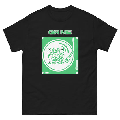 Music Lovers QR Code Unisex classic tee-Black-QR GEAR STORE