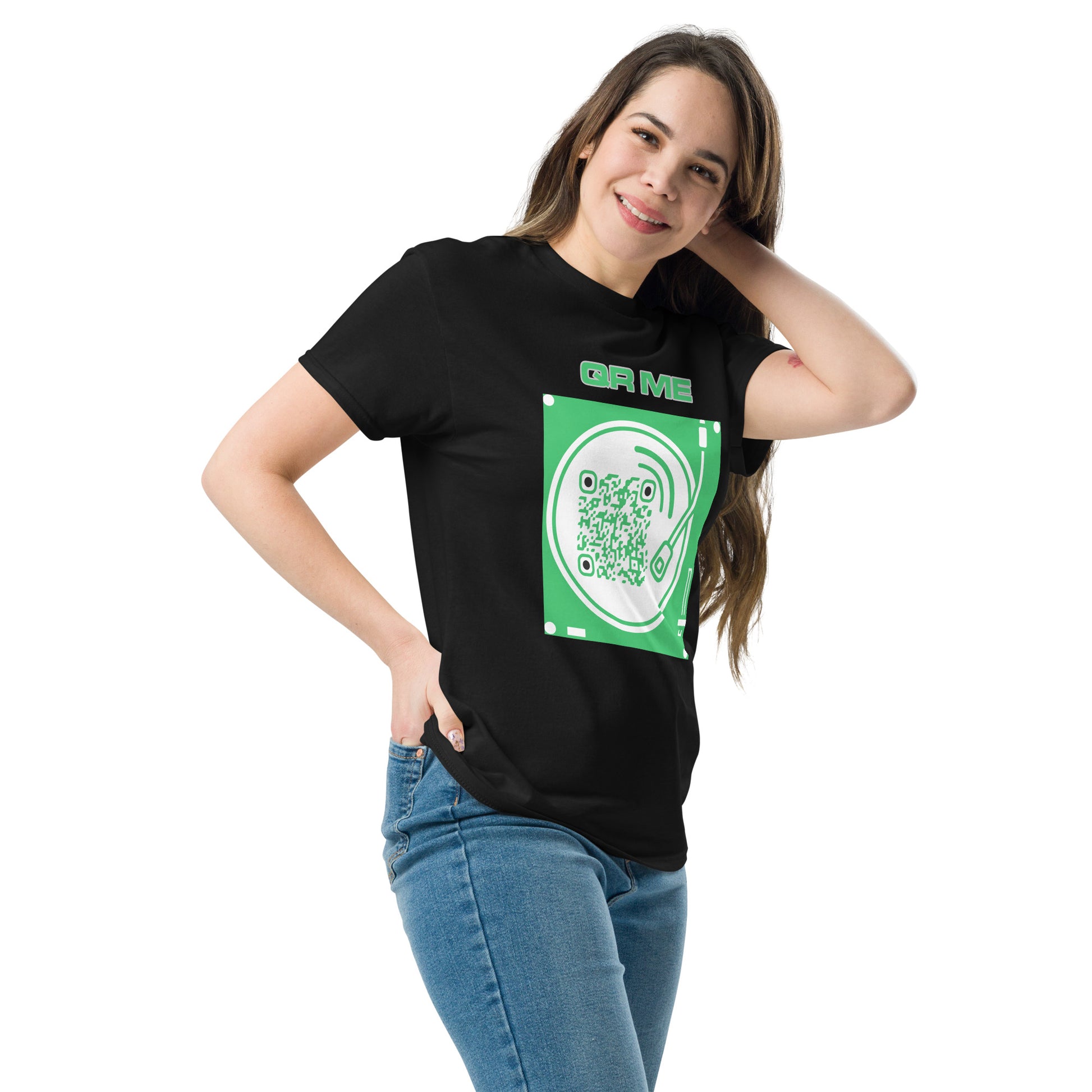 Music Lovers QR Code Unisex classic tee-QR GEAR STORE