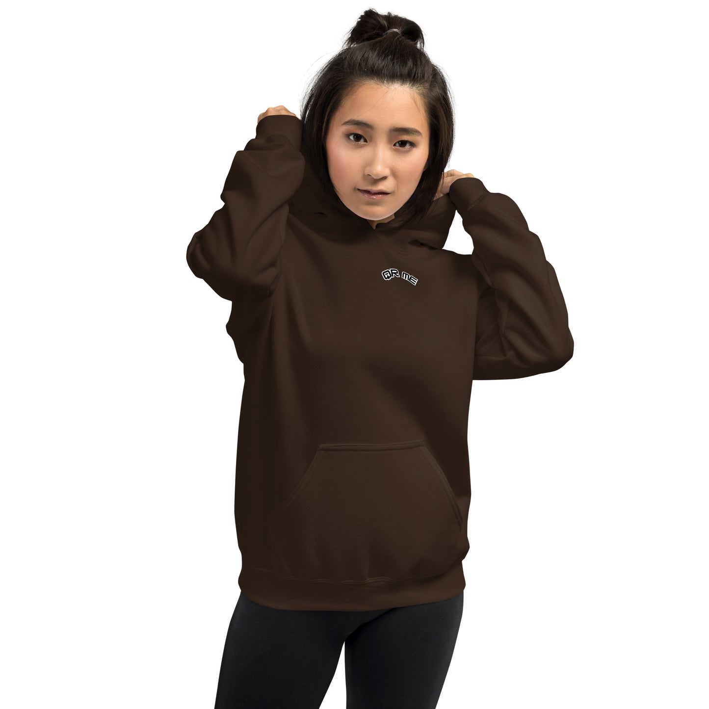 Peach Emoji Personalized QR Code Unisex Hoodie-QR GEAR STORE