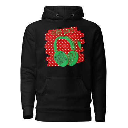 Personalized QR Code Polka Dot Hoodie – Share Your Tunes