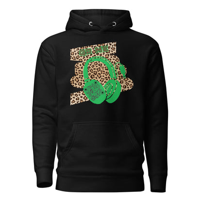 Custom QR Code Leopard Print Hoodie – Wild Style, Shared Tunes