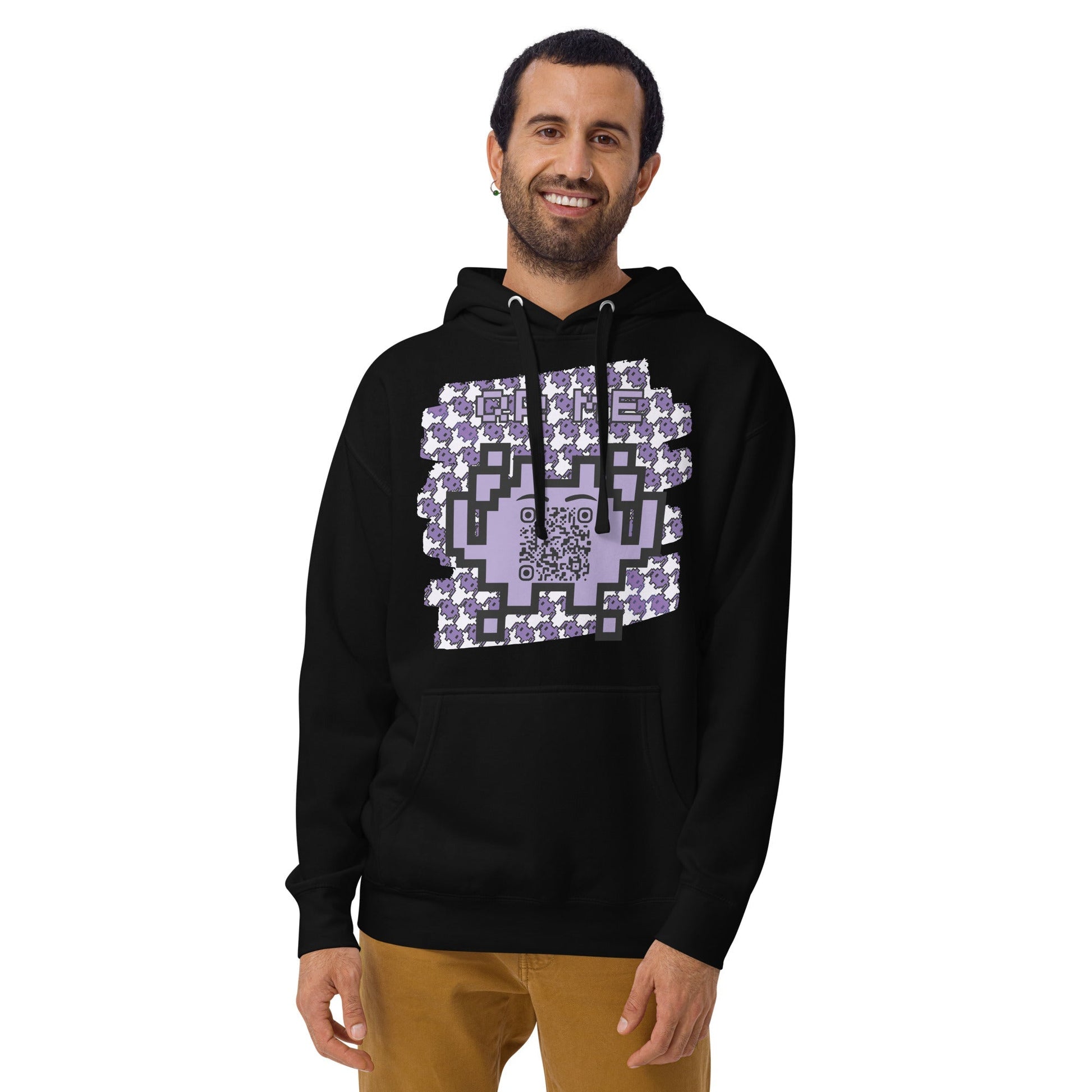 Alien Emoji QR Code Hoodie – Gamers...Share Your World