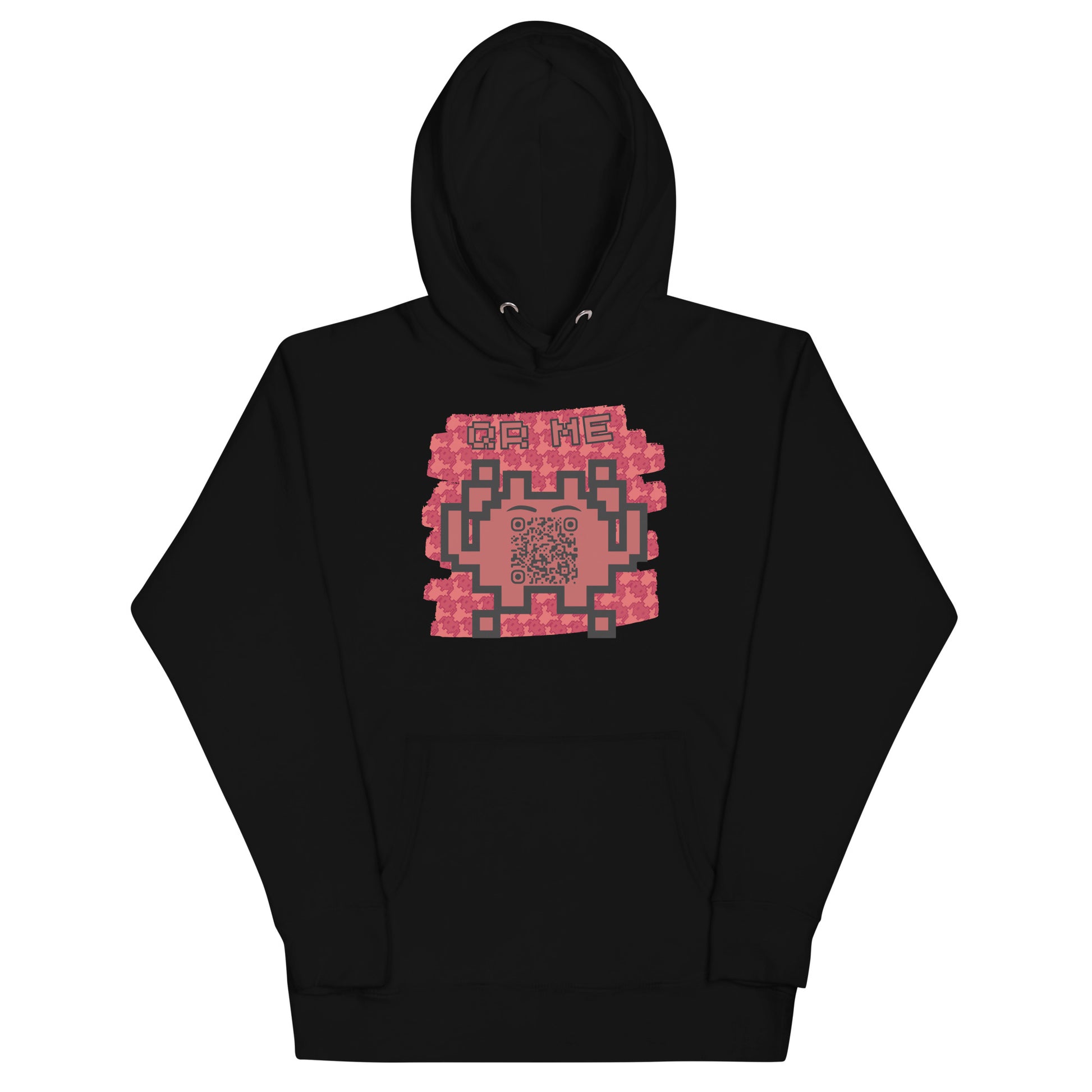 Red Alien Emoji QR Code Hoodie – Gamers...Share Your Stats