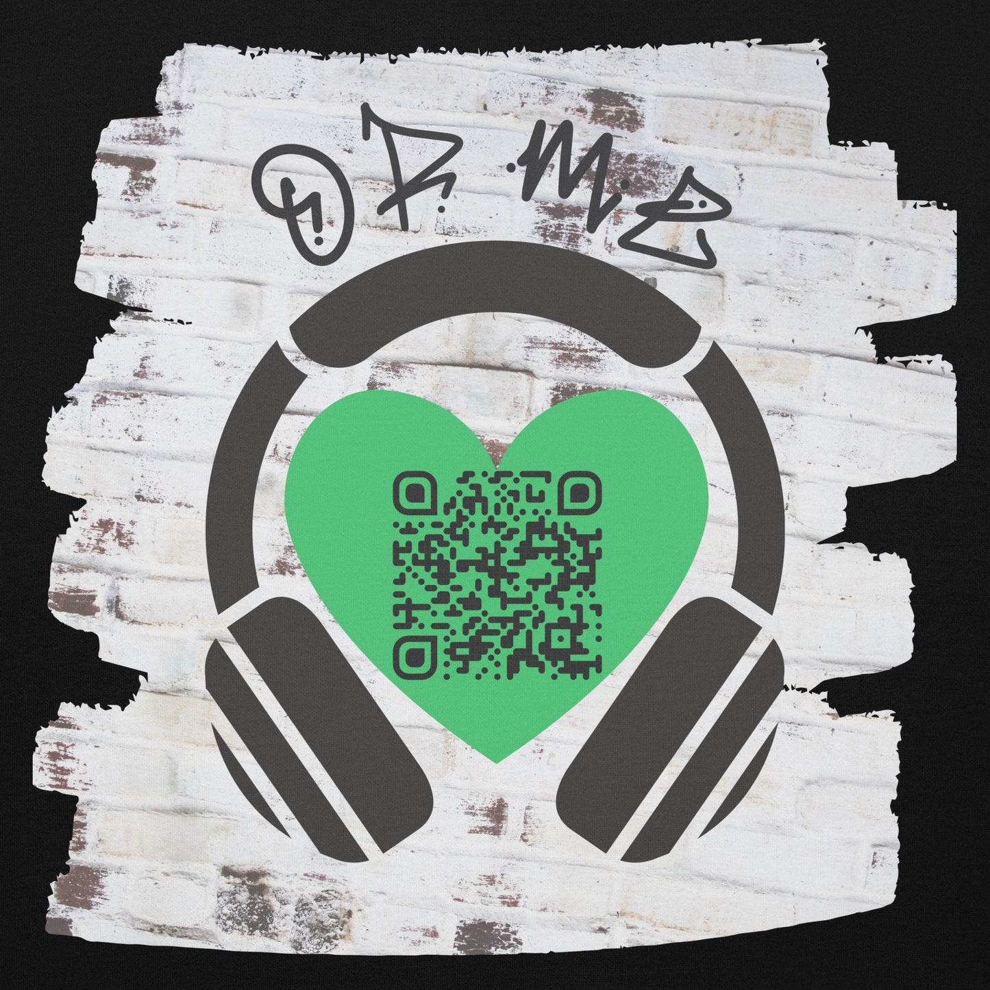 Music Sharing QR Code Hoodie – Share Your Spotify Playlist in Style