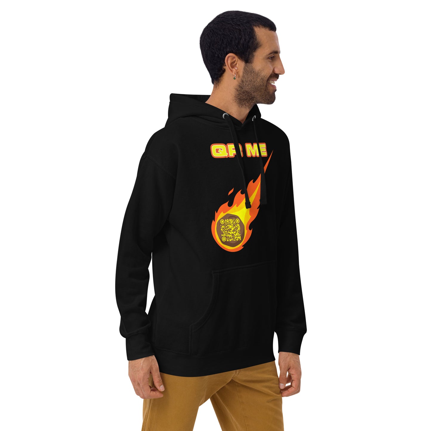 Galactic Gear Personalized QR Code Unisex Hoodie