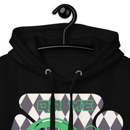 Personalized QR Code Harlequin Hoodie – Share Your Music