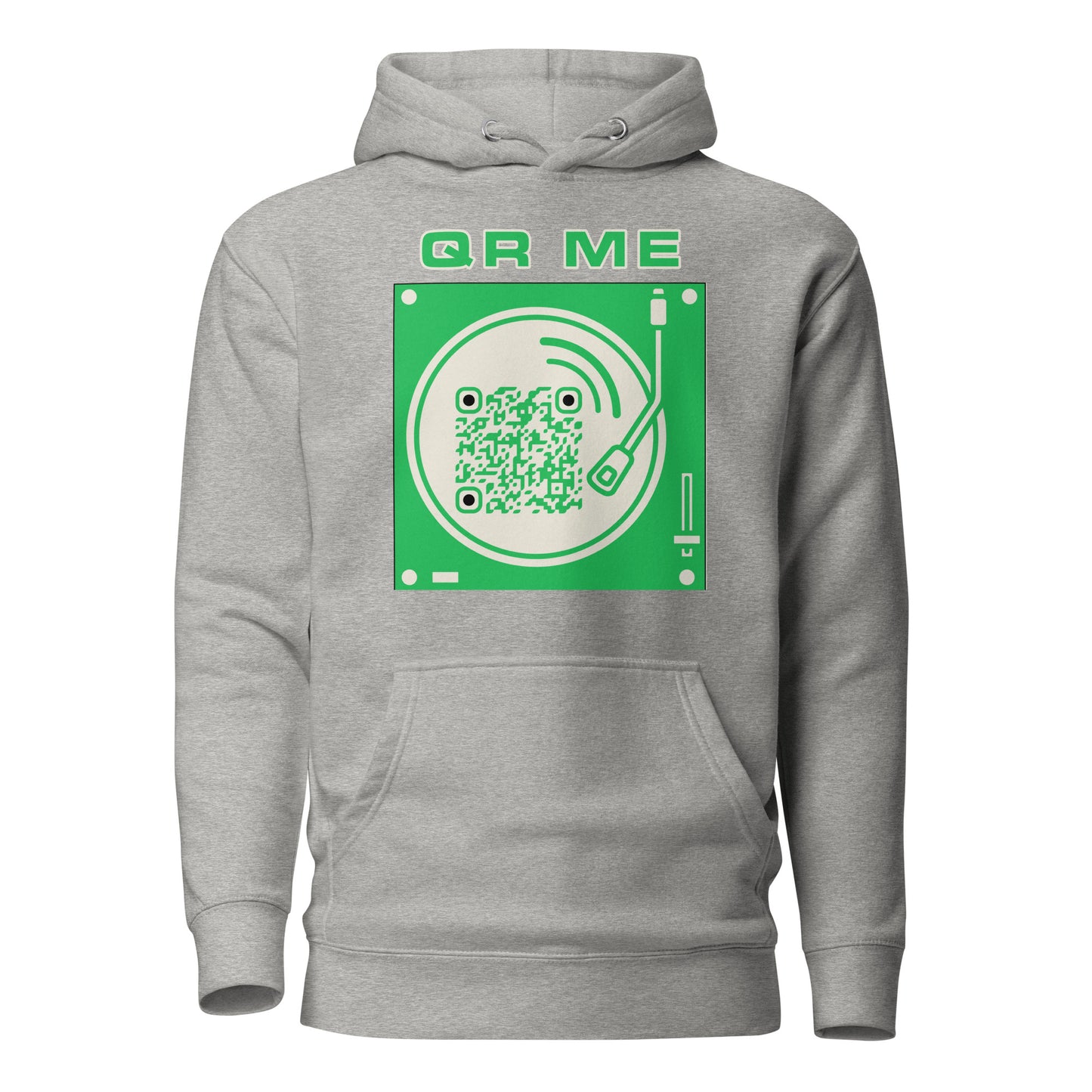 Music Lovers Personalized QR Code Unisex Luxury Hoodie