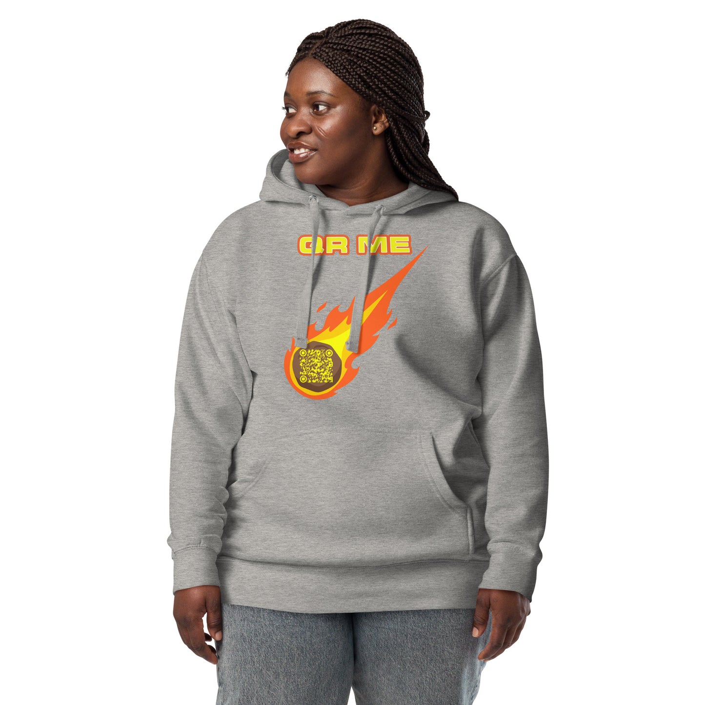 Galactic Gear Personalized QR Code Unisex Hoodie