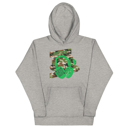 Personalized QR Code Green Camo Hoodie – Blend In, Stand Out