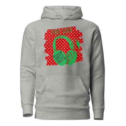 Personalized QR Code Polka Dot Hoodie – Share Your Tunes