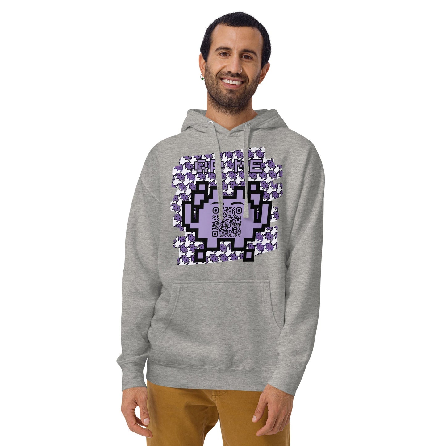 Alien Emoji QR Code Hoodie – Gamers...Share Your World