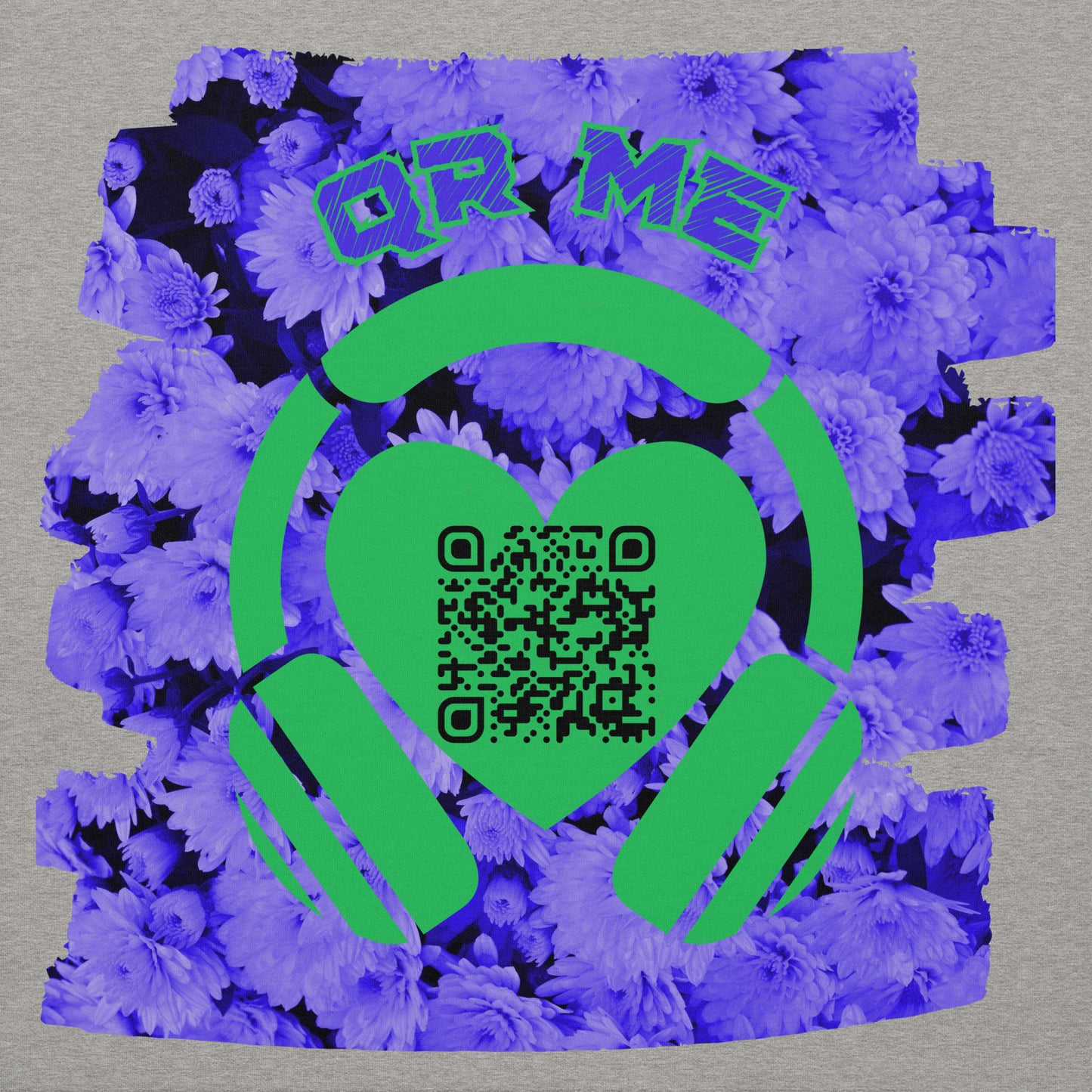 Fruits Music Hoodie – Share the Top Spotify Playlist with your QR Code