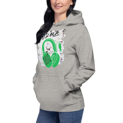 Personalized QR Code Graffiti Wall Hoodie – Share Your Music