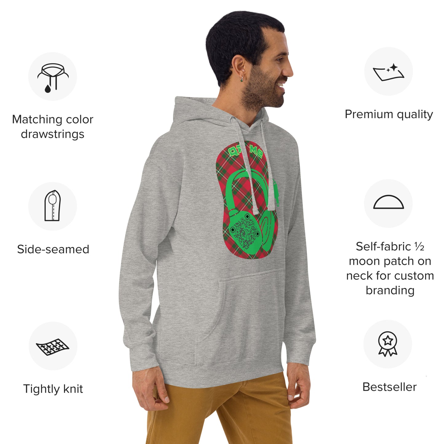 Share that Music QR Code Hoodie – Unlock Your Playlist