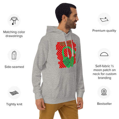 Personalized QR Code Polka Dot Hoodie – Share Your Tunes