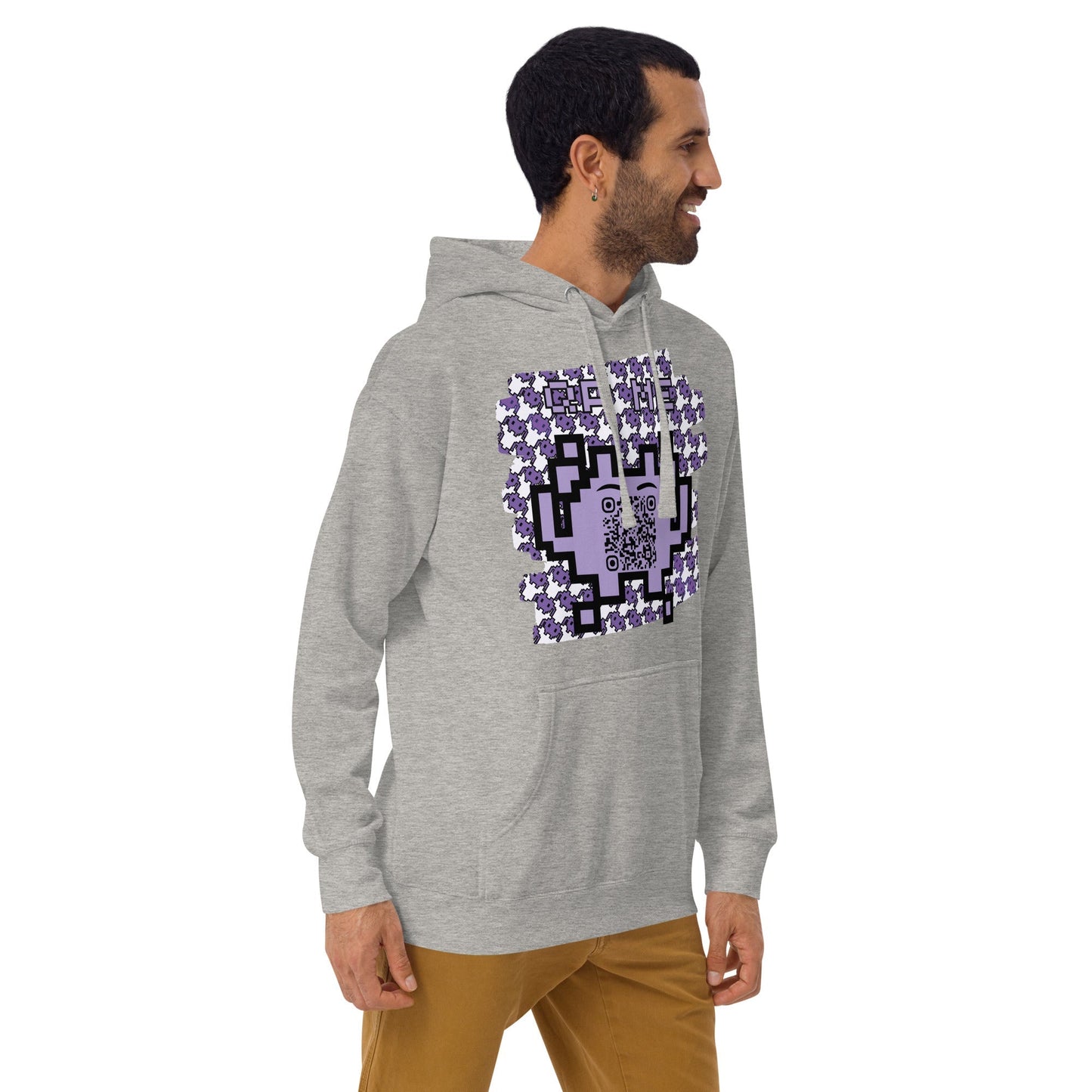 Alien Emoji QR Code Hoodie – Gamers...Share Your World