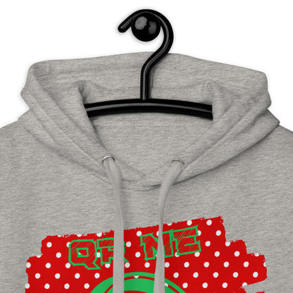 Personalized QR Code Polka Dot Hoodie – Share Your Tunes