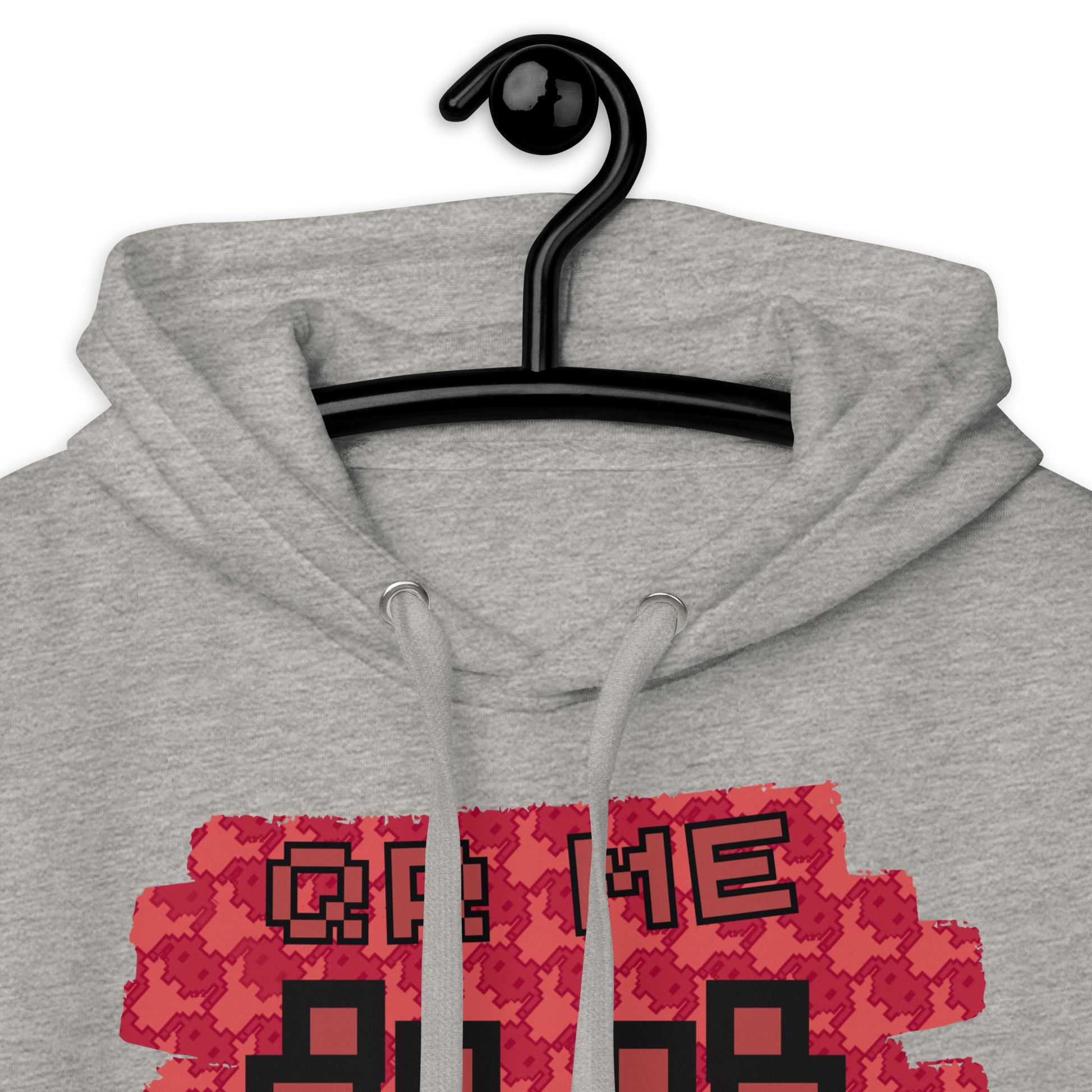 Red Alien Emoji QR Code Hoodie – Gamers...Share Your Stats