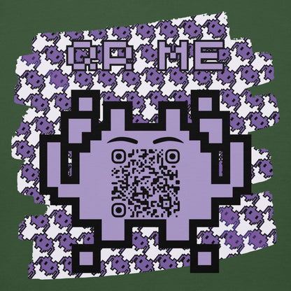 Alien Emoji QR Code Hoodie – Gamers...Share Your World