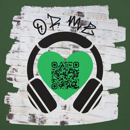 Music Sharing QR Code Hoodie – Share Your Spotify Playlist in Style