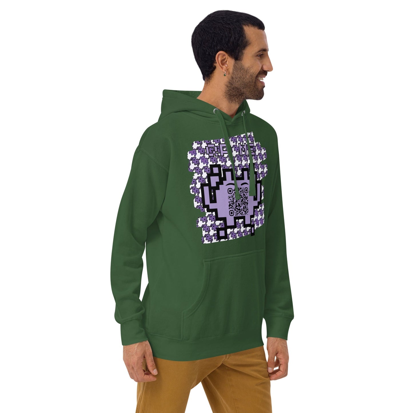 Alien Emoji QR Code Hoodie – Gamers...Share Your World