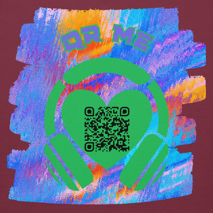 No. 1 Music Fan Hoodie – Share Your Spotify Playlists with a QR Code