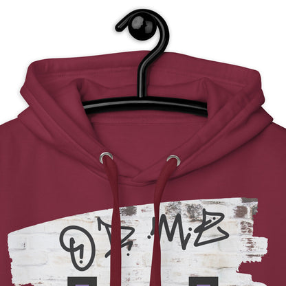 Graffiti Wall Alien Emoji QR Code Hoodie – Uniting Gamers