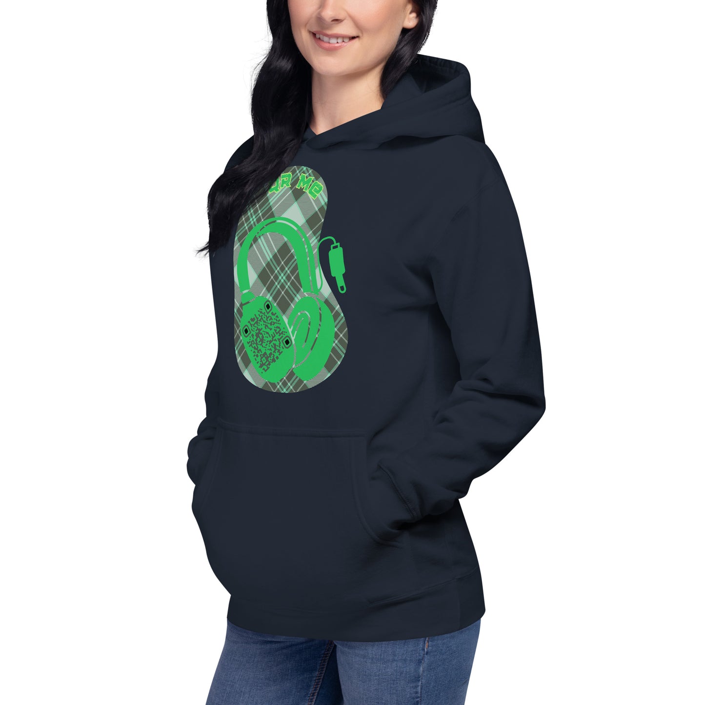 Share that Music QR Code Hoodie – X-Stream Style