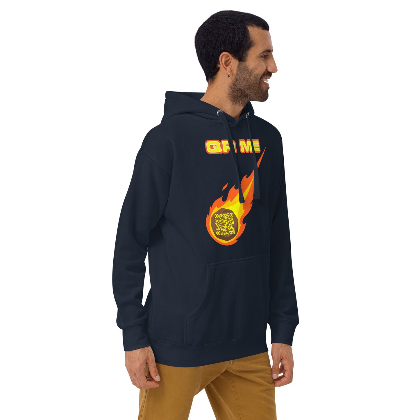 Galactic Gear Personalized QR Code Unisex Hoodie