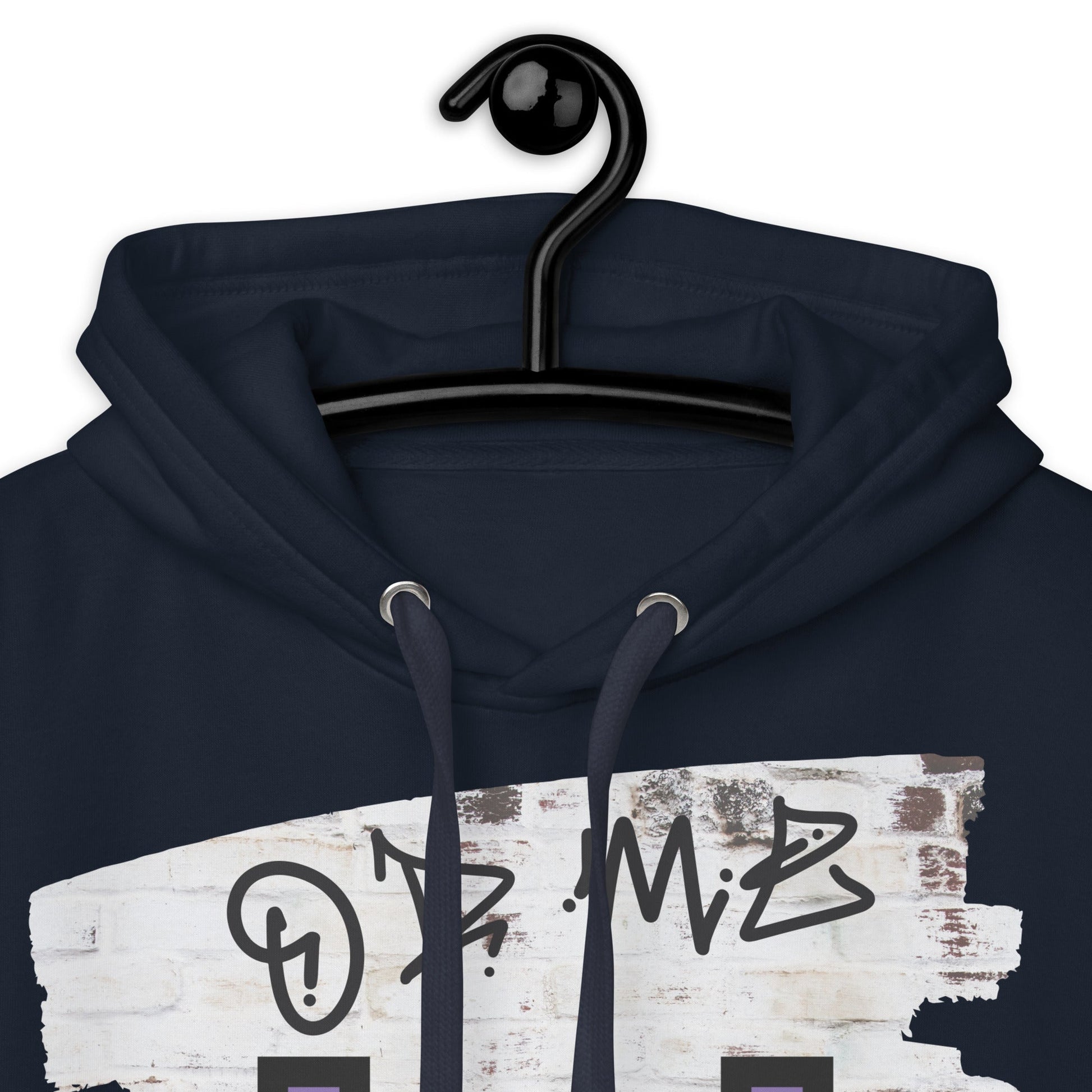 Graffiti Wall Alien Emoji QR Code Hoodie – Uniting Gamers