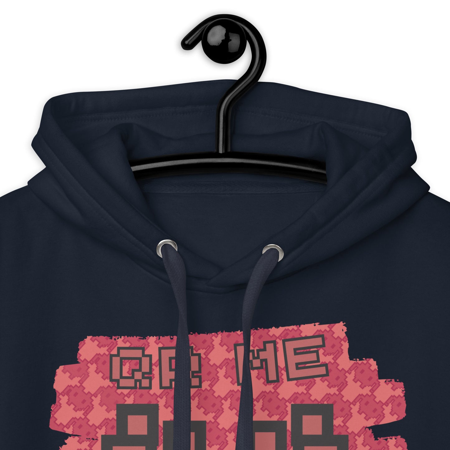 Red Alien Emoji QR Code Hoodie – Gamers...Share Your Stats