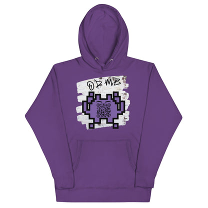 Graffiti Wall Alien Emoji QR Code Hoodie – Uniting Gamers