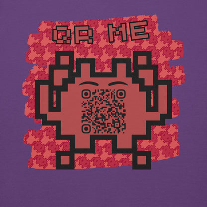 Red Alien Emoji QR Code Hoodie – Gamers...Share Your Stats