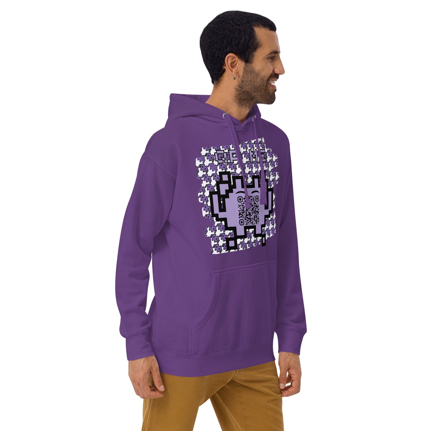 Alien Emoji QR Code Hoodie – Gamers...Share Your World