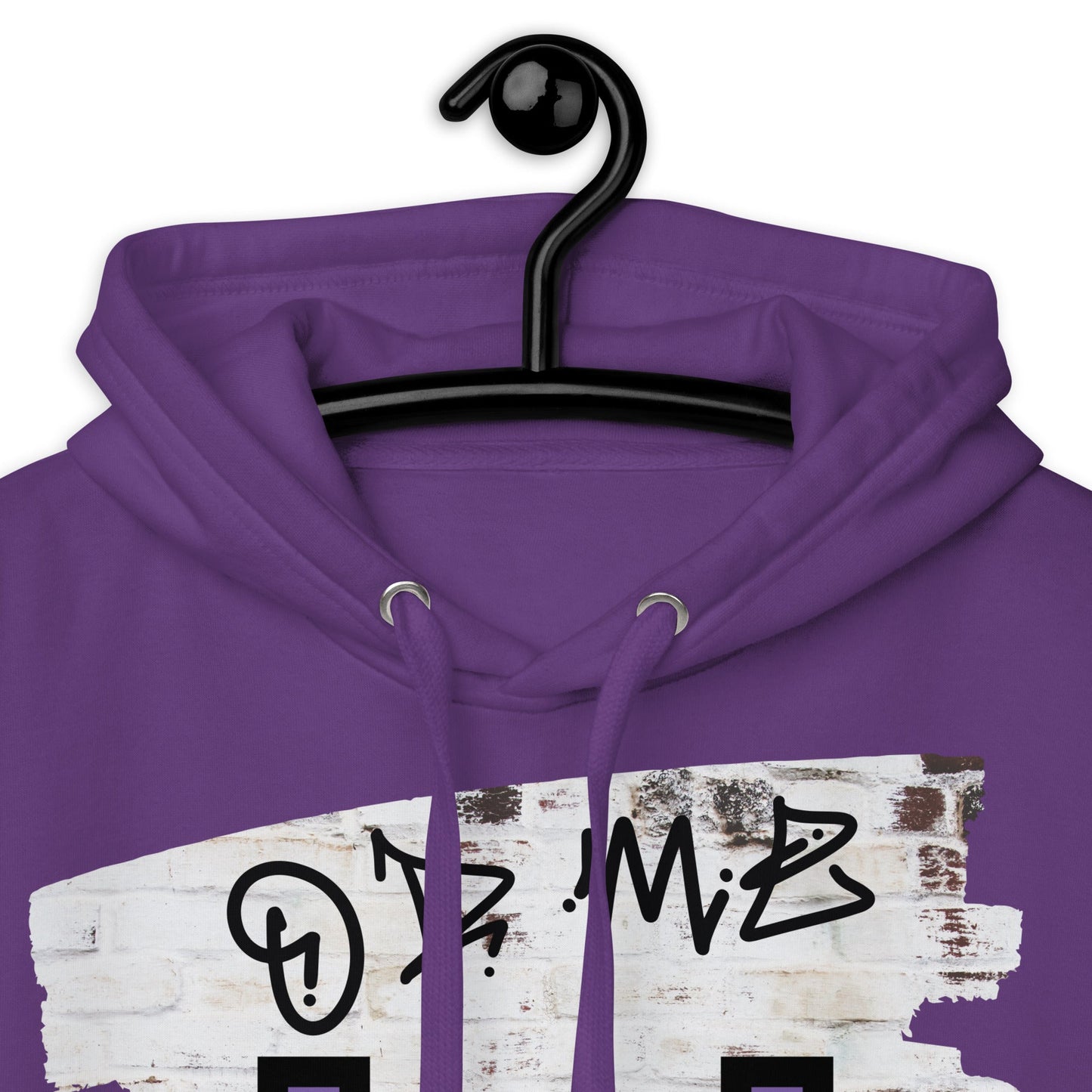 Graffiti Wall Alien Emoji QR Code Hoodie – Uniting Gamers