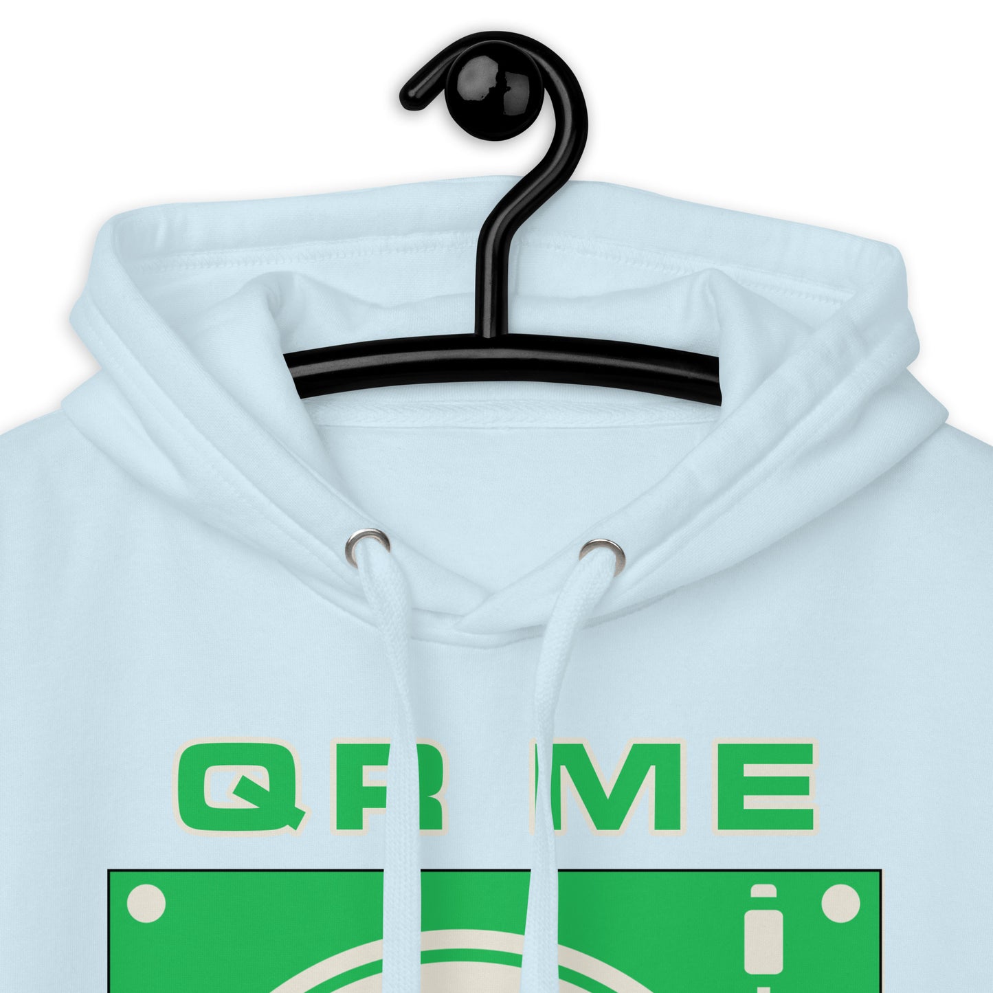 Music Lovers Personalized QR Code Unisex Luxury Hoodie-QR GEAR STORE