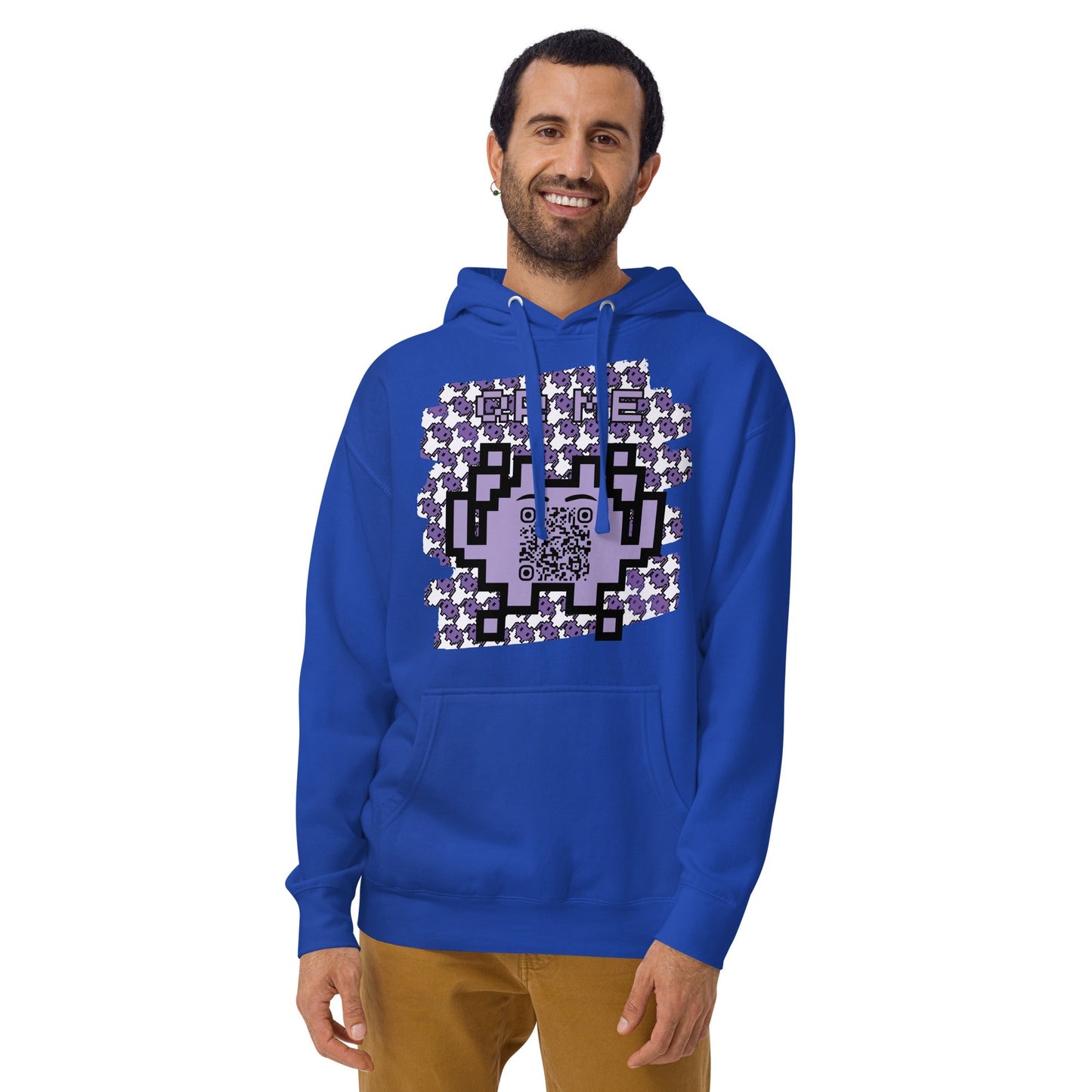 Alien Emoji QR Code Hoodie – Gamers...Share Your World