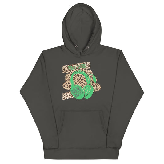 Custom QR Code Leopard Print Hoodie – Wild Style, Shared Tunes