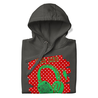 Personalized QR Code Polka Dot Hoodie – Share Your Tunes