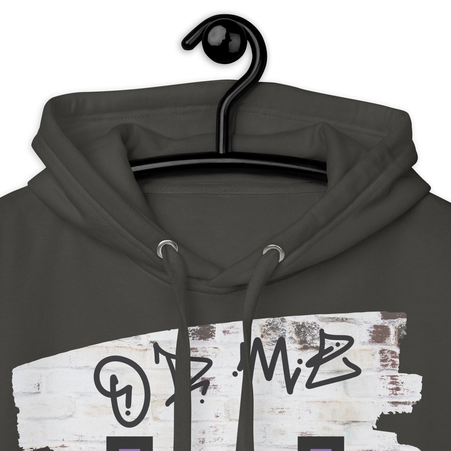 Graffiti Wall Alien Emoji QR Code Hoodie – Uniting Gamers