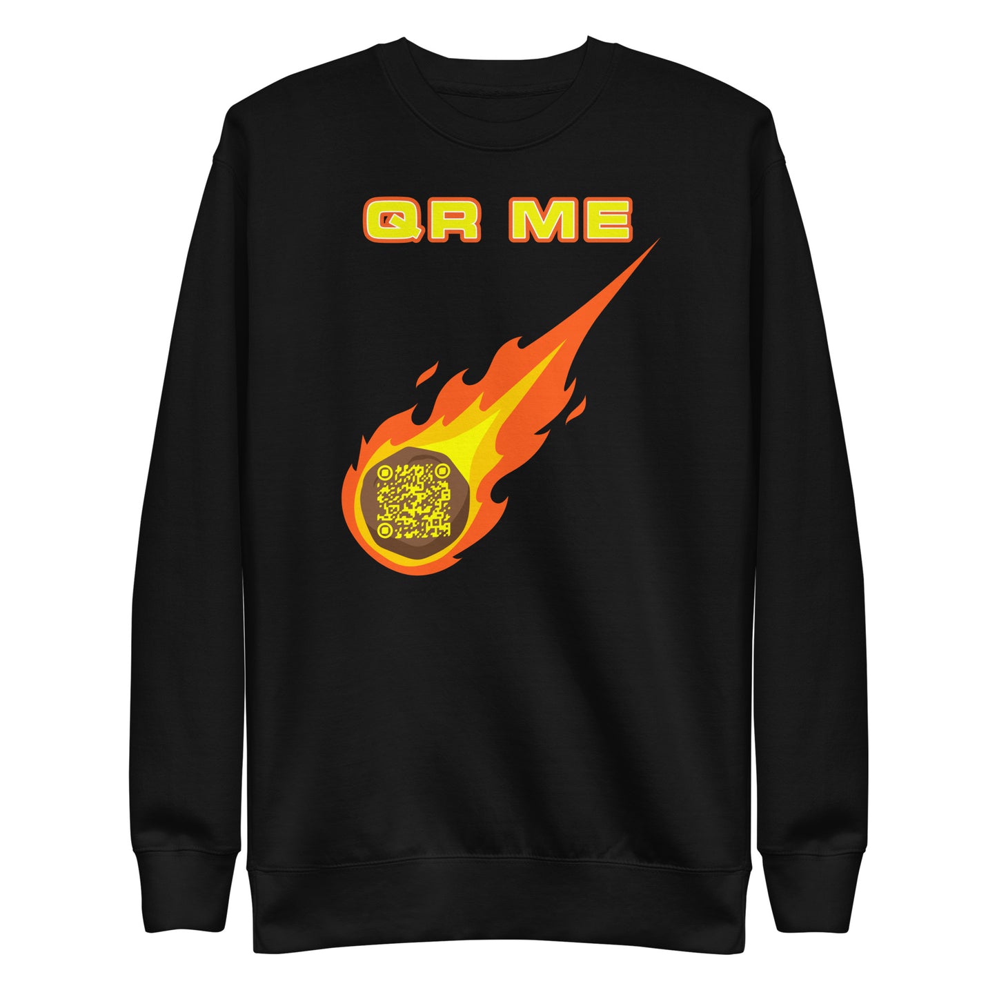 Galactic Gear Personalized QR Code Unisex Sweatshirt